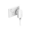 Belkin Dual PD Wall Charger with PPS - 42W Fast Charging for iPhone & Android, 1x USB-C (30W) & 1x USB-A (12W) - White - SuperSaverAU - view 1