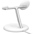 Belkin BoostCharge PRO 3-in-1 Qi2 15W Wireless Charger Stand MagSafe 2024 Model - White - SuperSaverAU - view 3