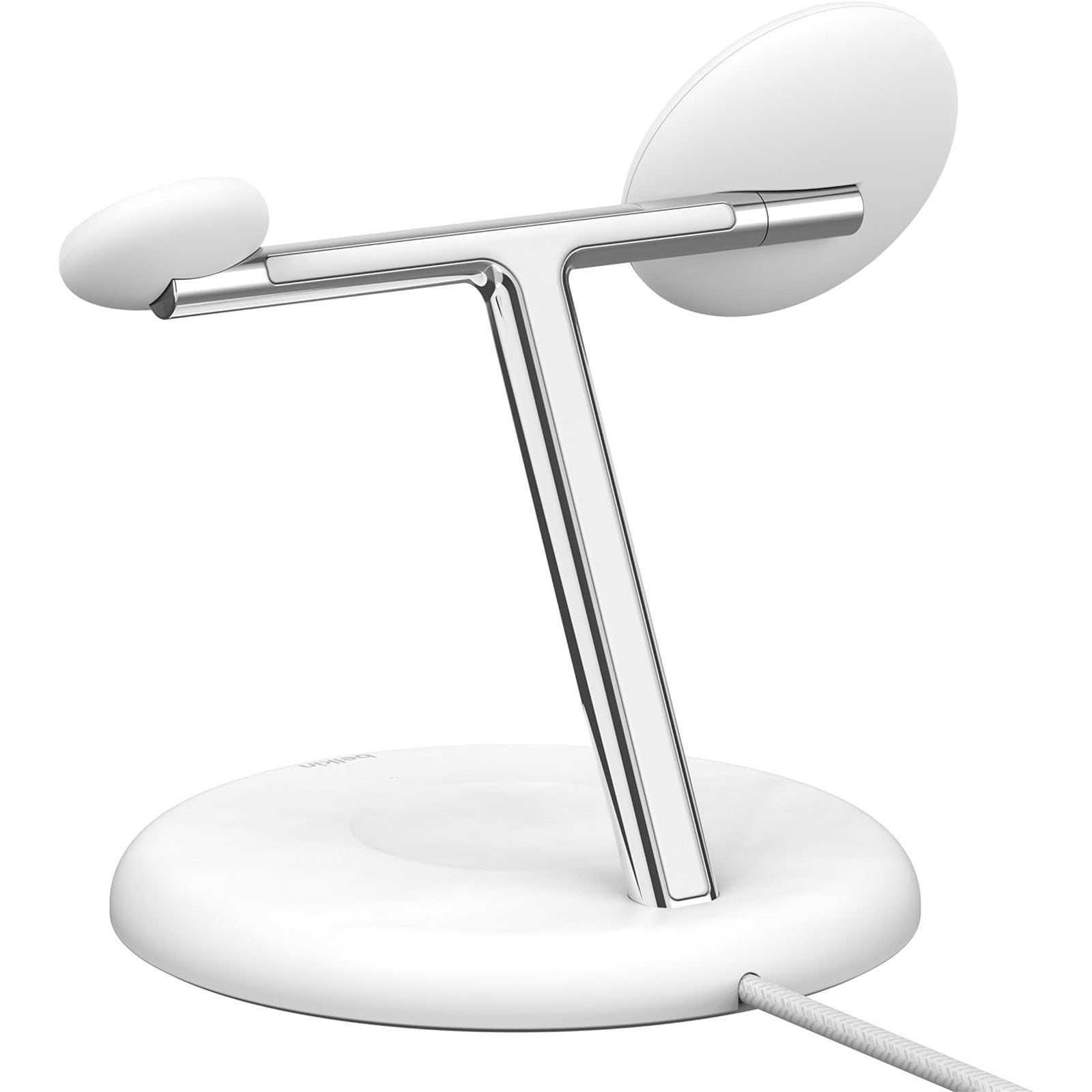 Belkin BoostCharge PRO 3-in-1 Qi2 15W Wireless Charger Stand MagSafe 2024 Model - White - SuperSaverAU - view 3