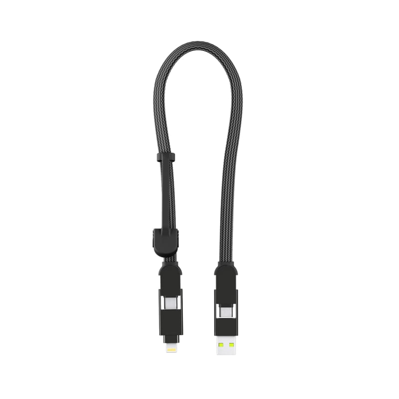Rolling Square inCharge XL 100W 6 in 1 Travel Charging Cable 30cm - Urban Black - SuperSaverAU - view 6