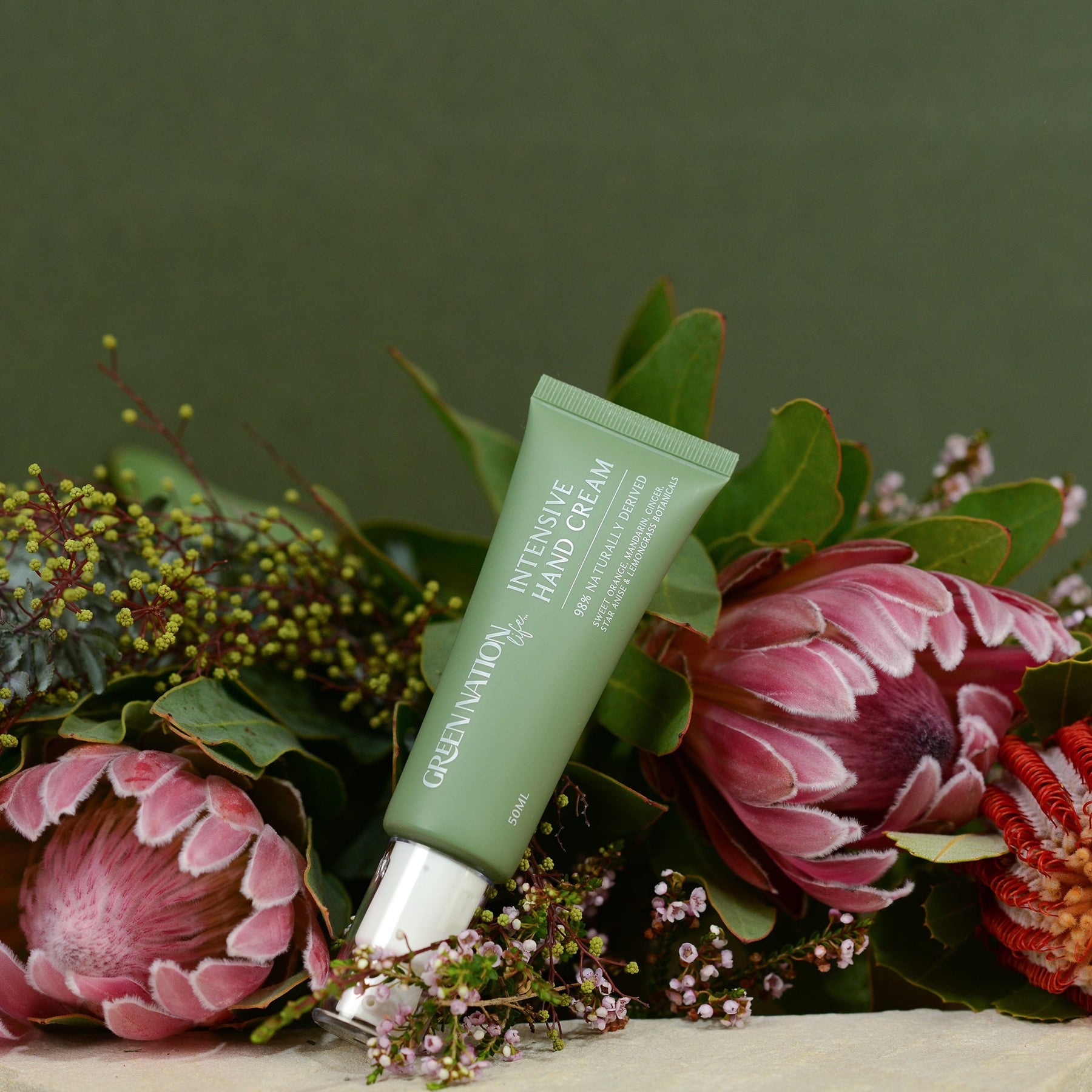 Intensive Hand Cream Sweet Orange 50mL - Vegan, 98% Natural, Essential Oils - SuperSaverAU - view 3