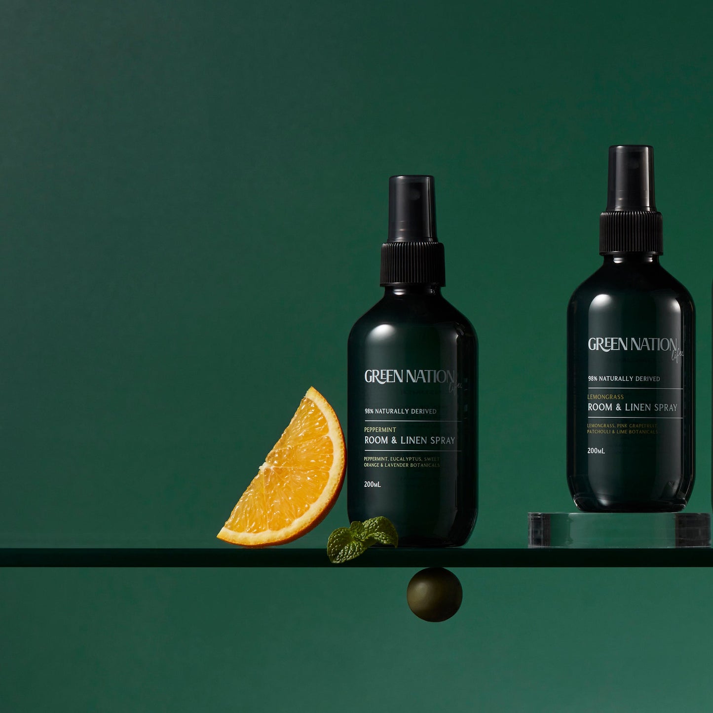 Room & Linen Spray Air Freshener - Peppermint 200mL - 96.4% Natural, Vegan
