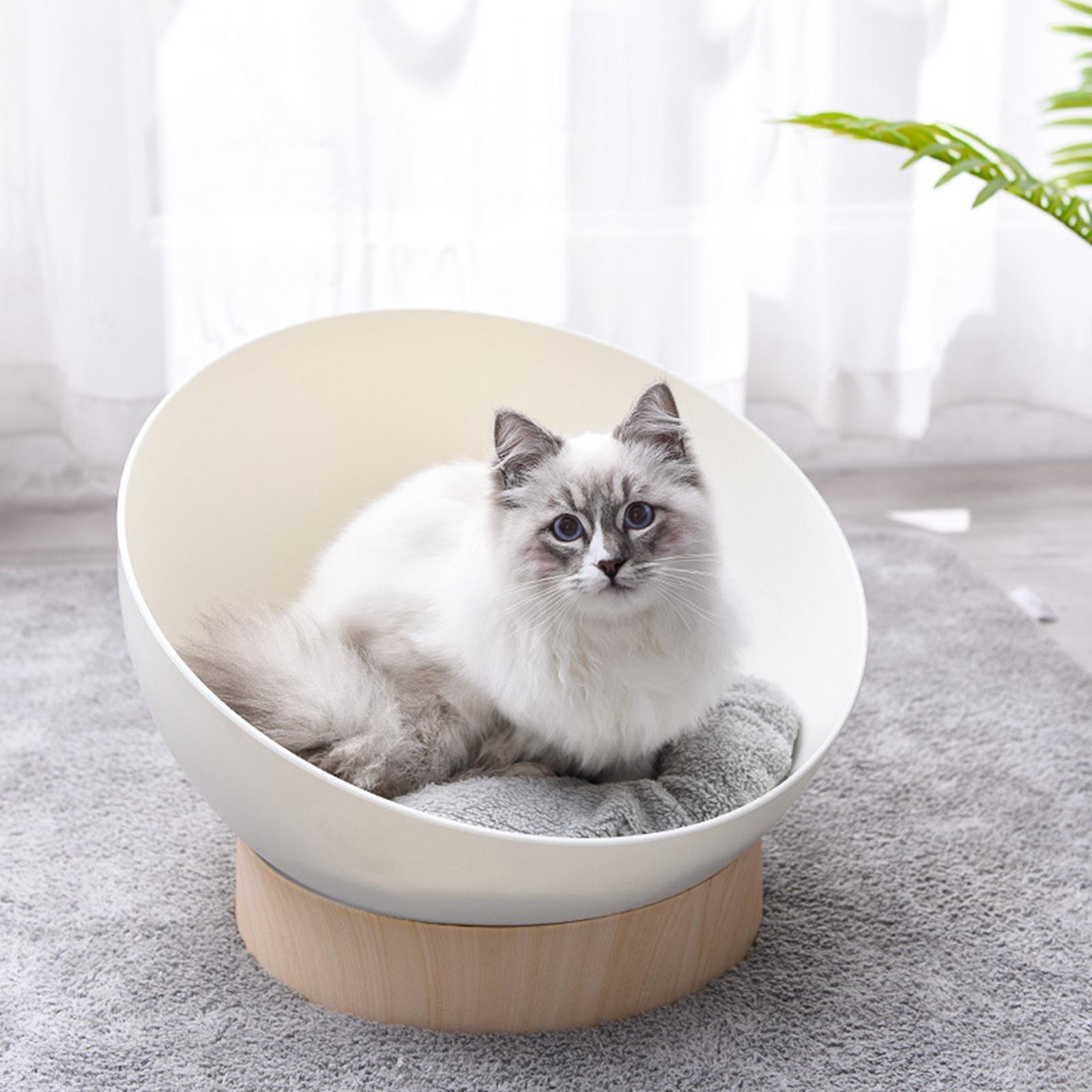 Spherical Cat Bed 40cm - Cozy Retreat for Cats & Small Pets, Stylish Design - SuperSaverAU - view 1