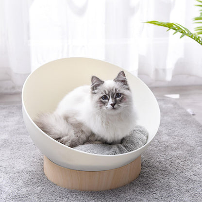 Spherical Cat Bed 40cm - Cozy Retreat for Cats & Small Pets, Stylish Design