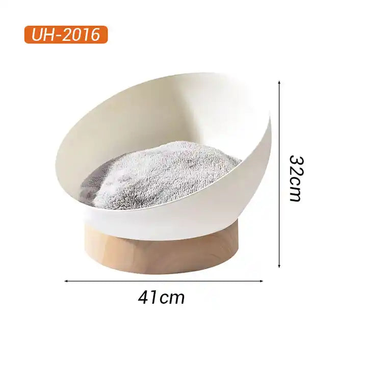 Spherical Cat Bed 40cm - Cozy Retreat for Cats & Small Pets, Stylish Design - SuperSaverAU - view 5