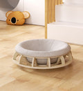 Timber Gyro Cat Nest Bed, 60cm x 60cm x 22cm, Scratch Resistant, Multi-functional - SuperSaverAU - view 3