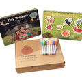 Tiny Walkers Quiet & Busy Book - 30 Interactive Pages, 95+ Cutouts, Montessori Play - SuperSaverAU - view 1