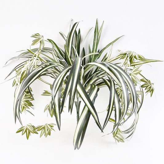 Artificial Faux Hanging Spider Plant Bush 60cm