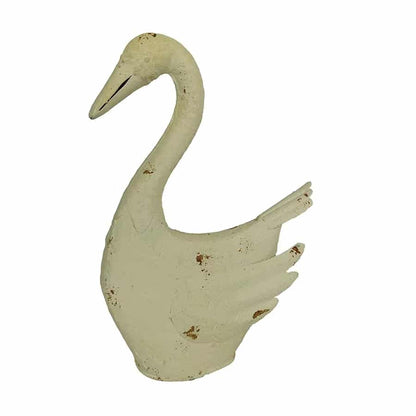 Country Duck Statue 33cm - Hand-Painted Garden Decor