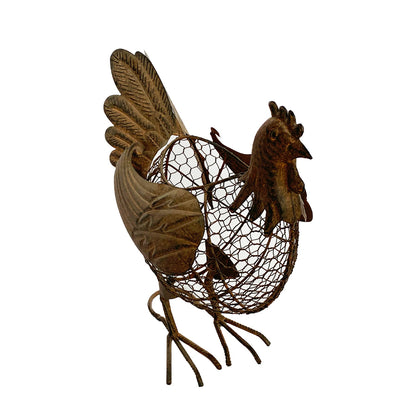 Decorative Chook Egg Basket / Storage 39cm