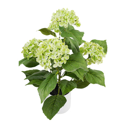 Potted Artificial Green Hydrangea 50cm