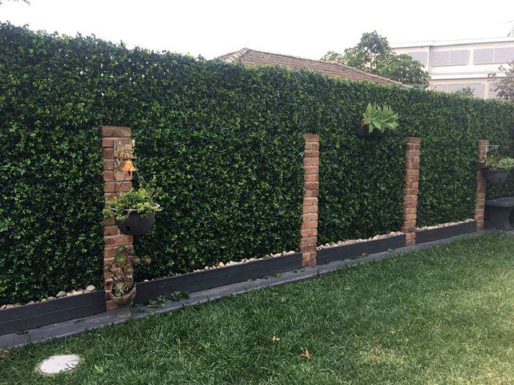 Designer Plants Luxury Spring Sensation Hedge Screen Green Wall Panel UV Resistant 100cm x 100cm - SuperSaverAU - view 2