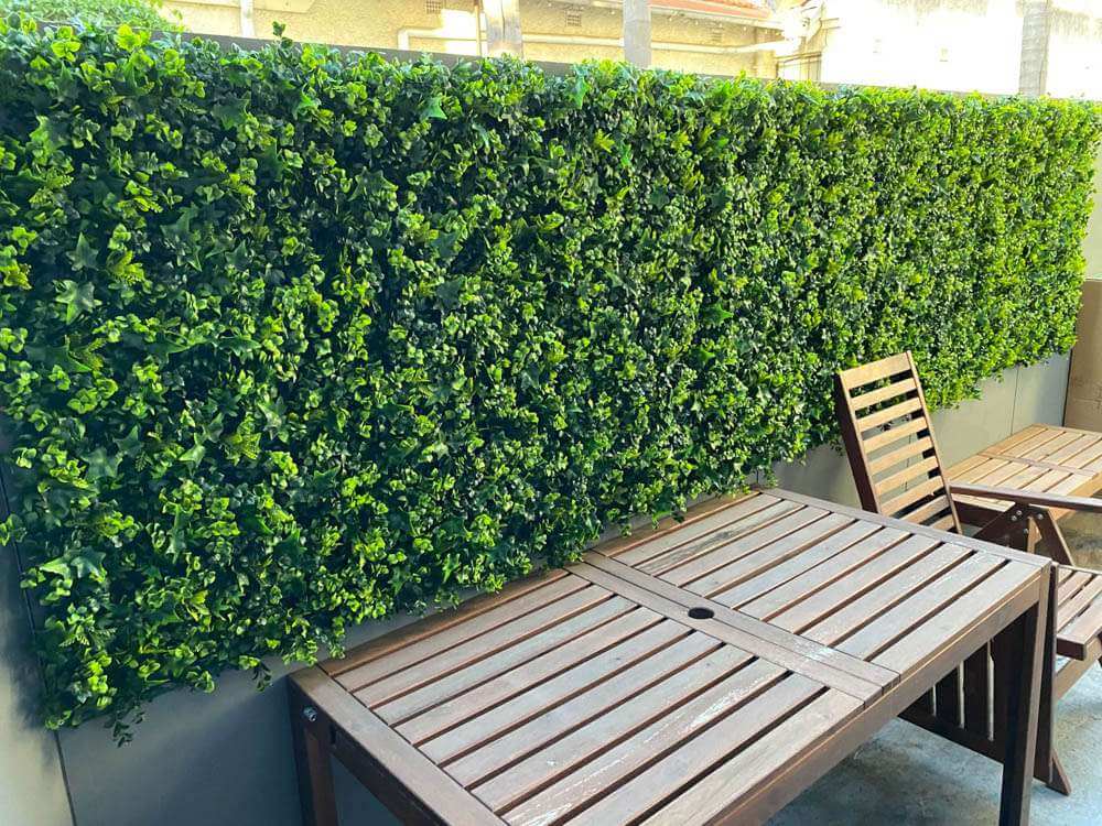 Designer Plants Luxury Spring Sensation Hedge Screen Green Wall Panel UV Resistant 100cm x 100cm - SuperSaverAU - view 3