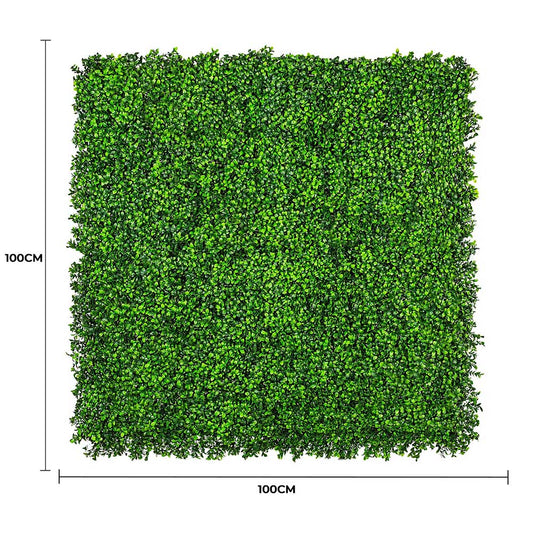 Luxury Deluxe Buxus (Bright) Hedge Panels UV Resistant 1m X 1m