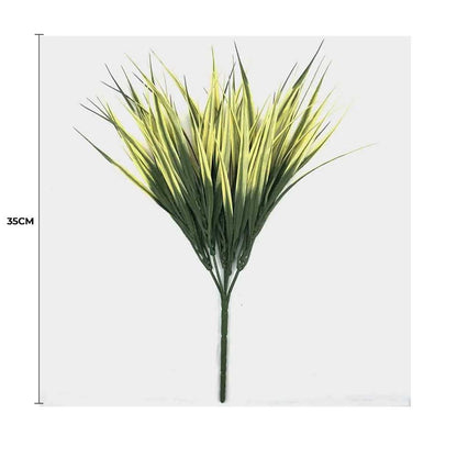 Yellow Tipped Grass Stem UV Resistant 35cm