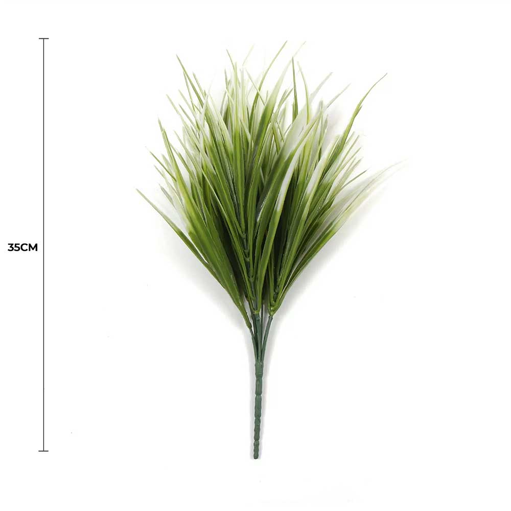 White Tipped Grass Stem UV Resistant 35cm