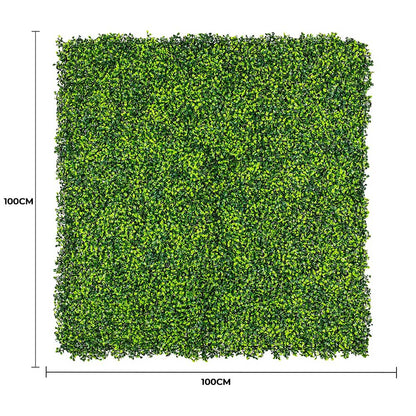 Mixed Boxwood Hedge Panels / Screens UV Resistant 1m X 1m