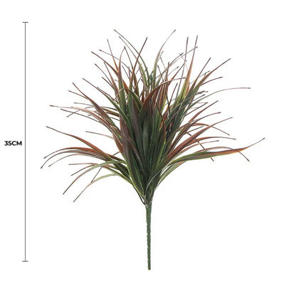 Artificial Brown Tipped Grass Plant UV Resistant 35cm