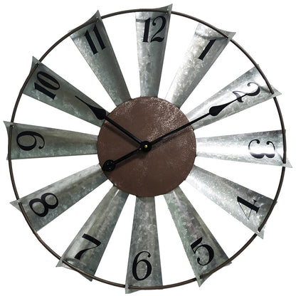 Windmill Wall Clock 60cm