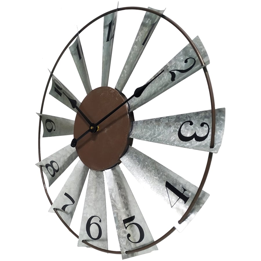 Windmill Wall Clock 60cm