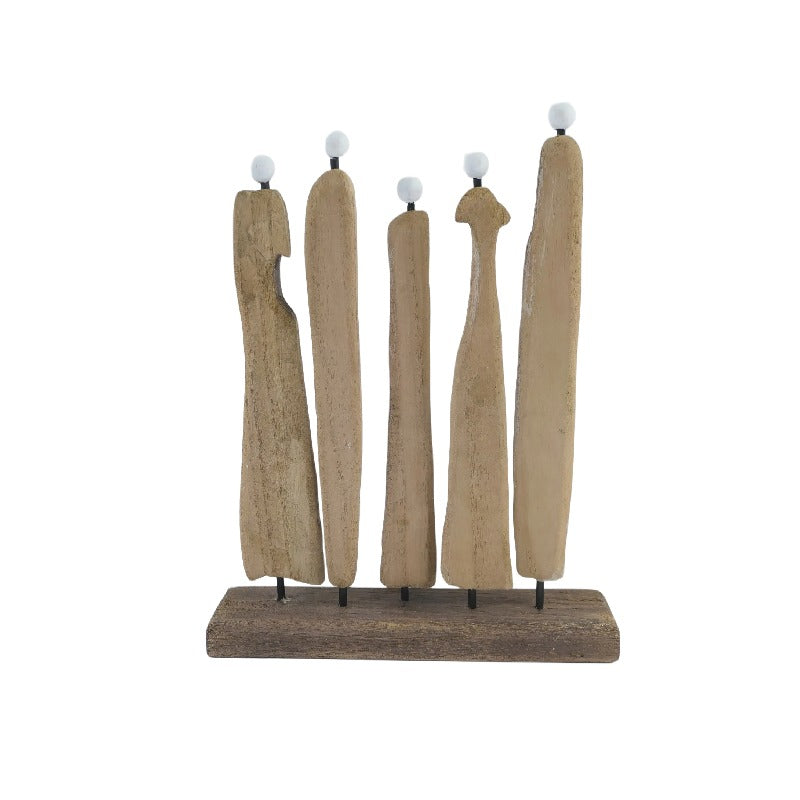 Contemporary Family + Friends Statue - 20cm Handcrafted