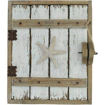 Handcrafted Wall Hanging Beach House Keybox 22cm