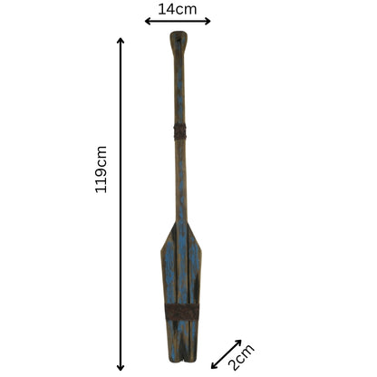 Handcrafted Decorative Paddle Wall Art 119cm