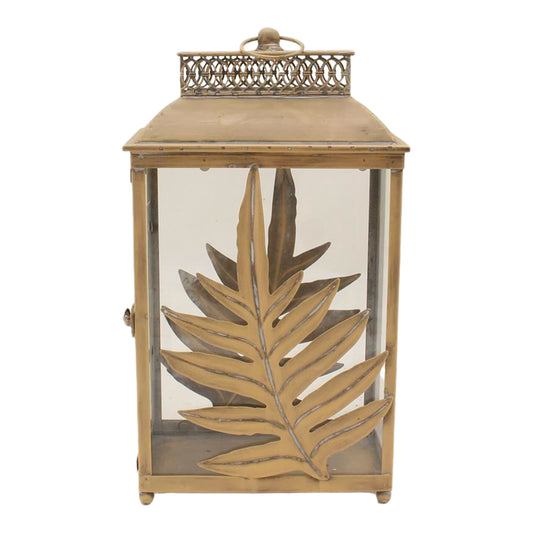 Lustre Leaf Lantern 44cm