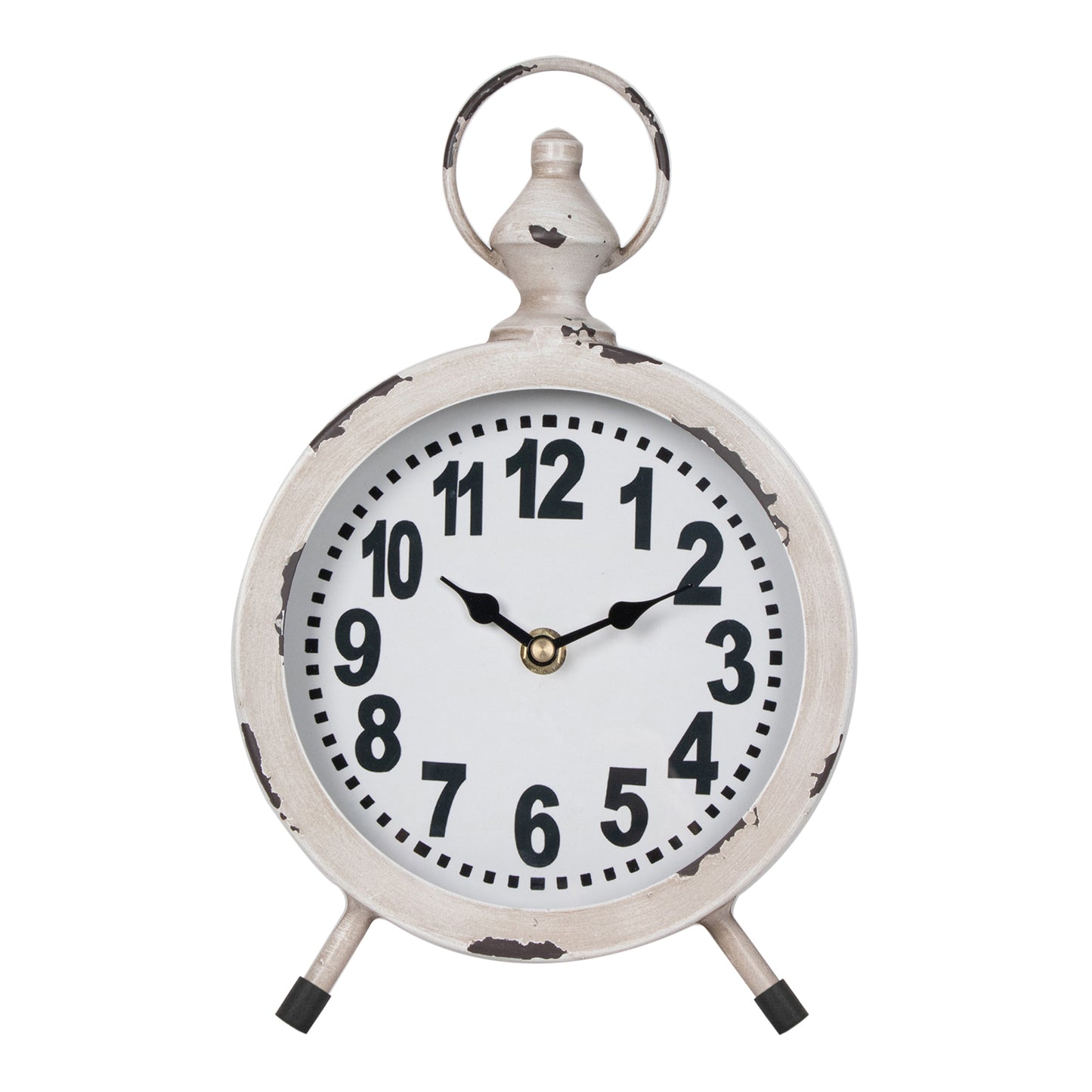 Round French Provincial Table Clock 18cm