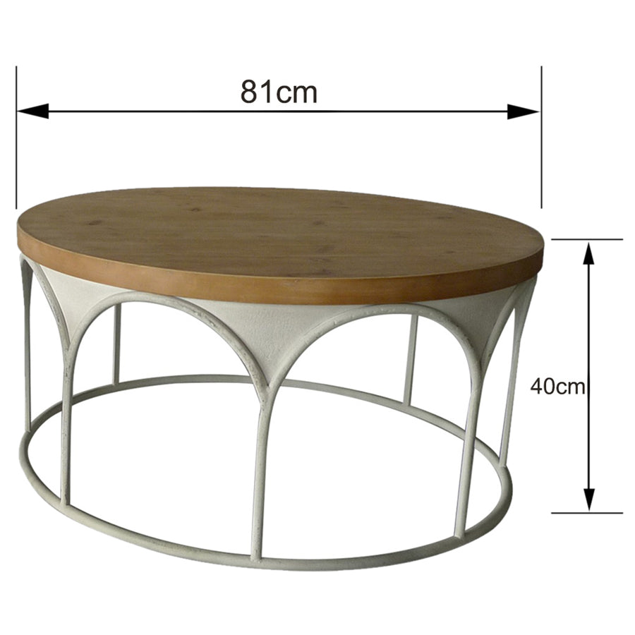 Large Martinique Coffee Table 81cm