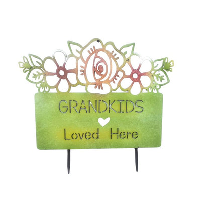 Grandkids Colourful Garden Stake 42cm