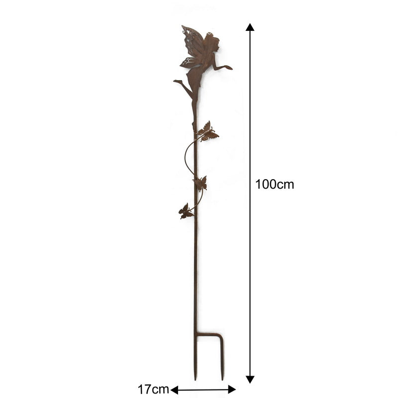 Set of 2 Assorted Fairy Garden Stakes 100cm