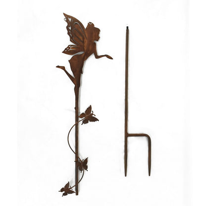 Set of 2 Assorted Fairy Garden Stakes 100cm