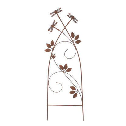 Dragonfly Garden Stake / Plant Climber 46cm - Decorative Metal Art