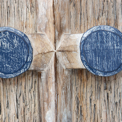 Hand-Carved Anchor Plaque Wall Art 40x60cm