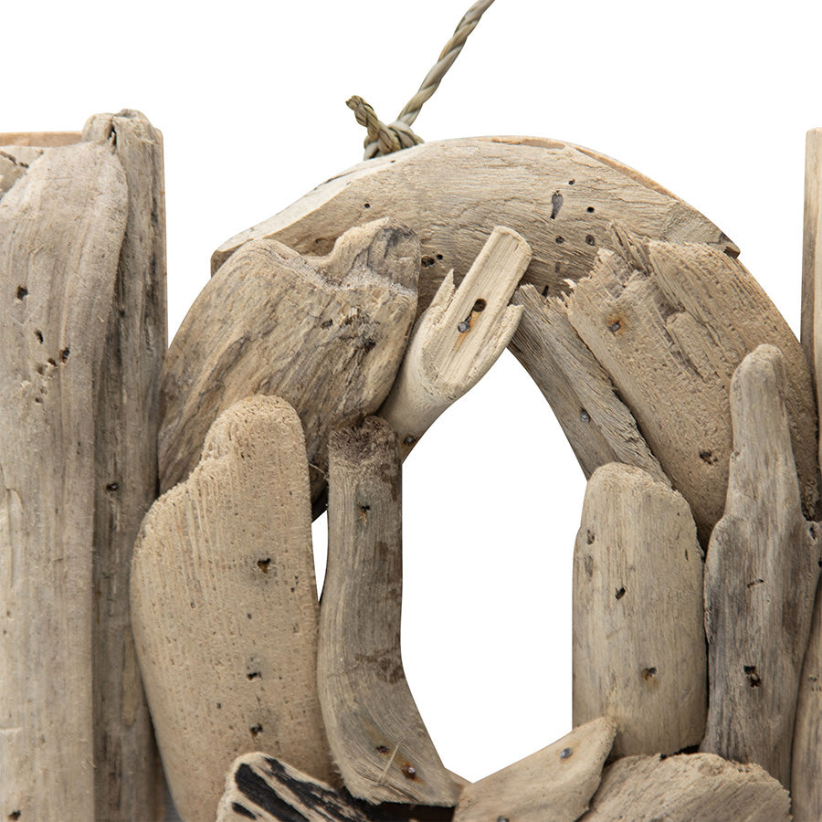 Hand-Made Driftwood 'Home' Wall Art 44x3cm