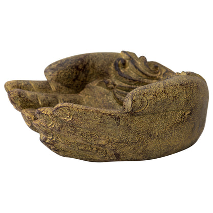 Handcrafted Sincerity Hands Incense Stick Holder 18x13cm