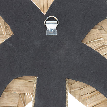 Handcrafted Shell & Weave Wall Hanging Palm Tree 30x30cm