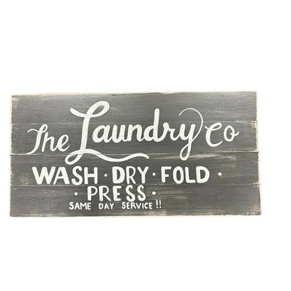Handcrafted Laundry Co Wall Art 40cm