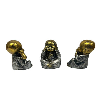 Set of 3 See Hear Speak No Evil Monks - 5cm