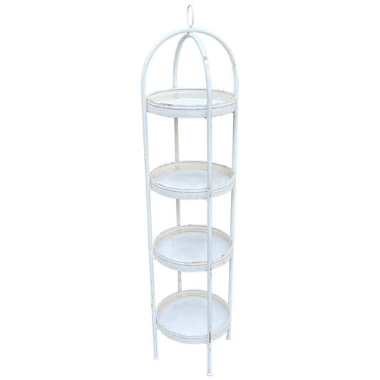 Martinique 4-Round Shelf Unit / Plant Stand 37x154cm