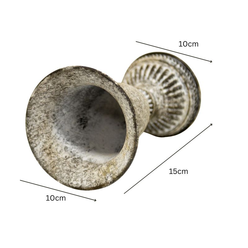 Classic Decorative Vase w Embellishment Base 15cm