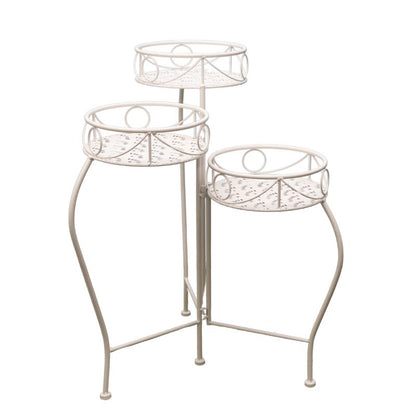 Riviera Iron 3 Tier Round Potplant Stand - 65cm