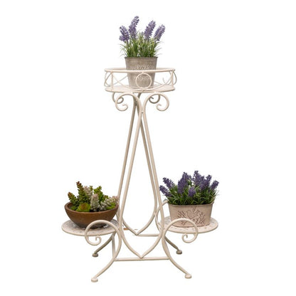 Riviera Iron Round Potplant Pyramid Stand - 68cm