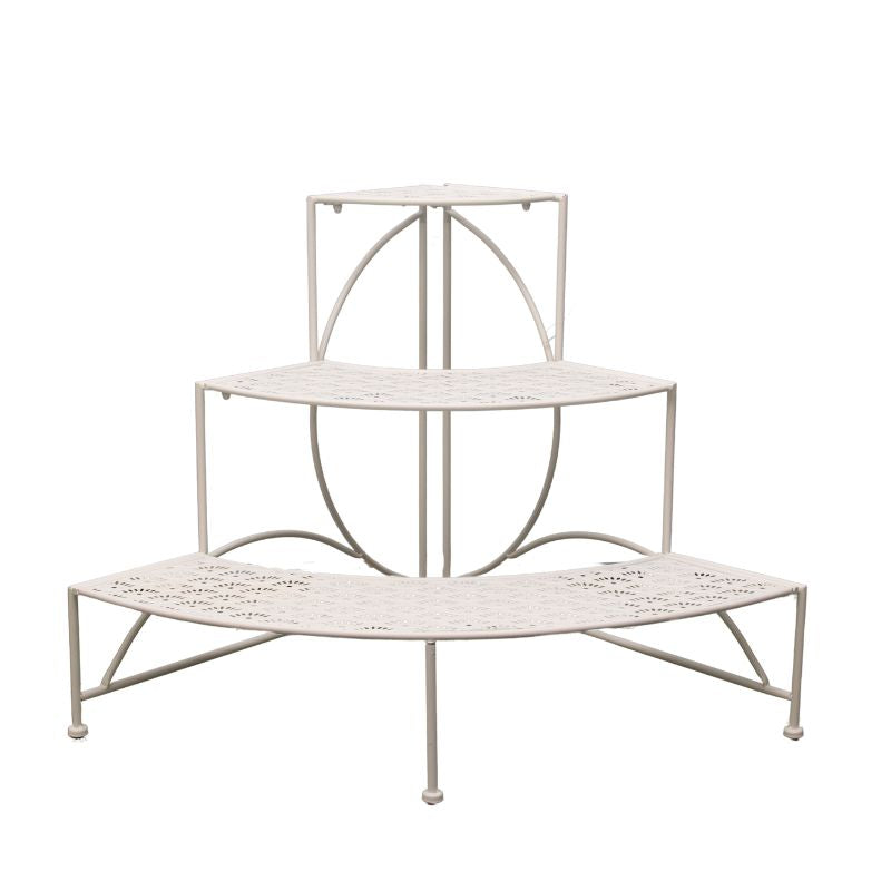 Riviera 3-Tier Round Corner Iron Potplant Stand 60cm