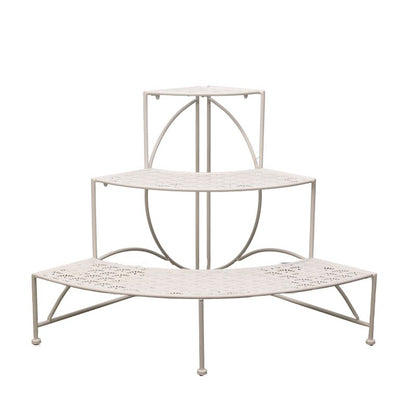 Riviera 3-Tier Round Corner Iron Potplant Stand 60cm