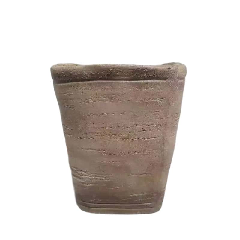 Terracotta Pink Handbag Planter with Hole & Plug - 26cm