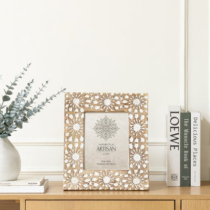 Handcrafted 6x8in 'Sunflower' Photoframe 31cm