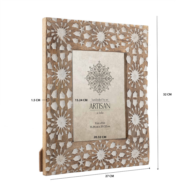 Handcrafted 6x8in 'Sunflower' Photoframe 31cm