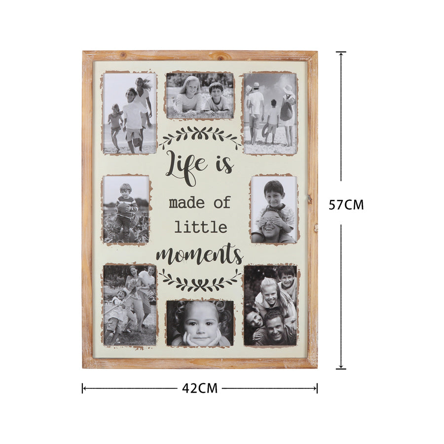 Happy Place' Wall Hanging Photo Gallery Collage 42x57cm